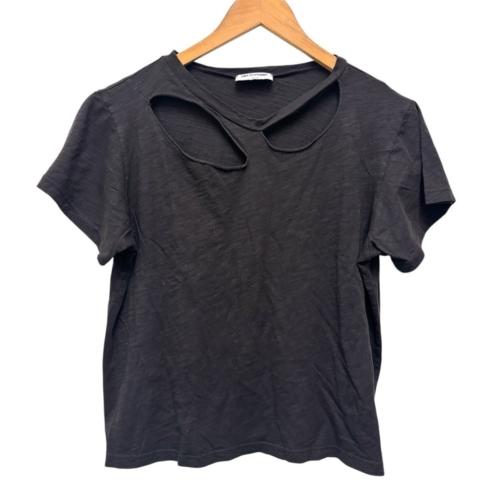 LNA Cutout Cotton Tee Shirt